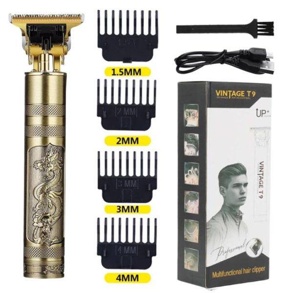 Vintage T9 Hair Cutting Hair Trimmer Recharge Professional Cordless Hair Trimmer for Man