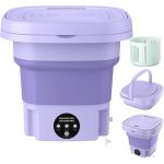 Folding Washing Machine 12L – Portable Mini Washing Machine with Touch Screen