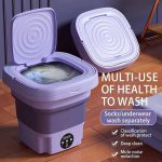 Folding Washing Machine 12L – Portable Mini Washing Machine with Touch Screen - Image 5