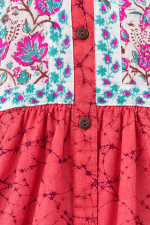 Coral Bloom Premium Block Print Kurti - Image 7